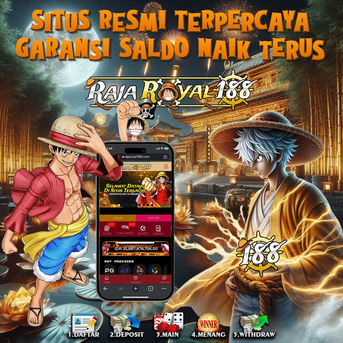 RAJAROYAL188 : Situs Judi Slot Online Gacor Terpercaya Maxwin Link Slot88 Resmi